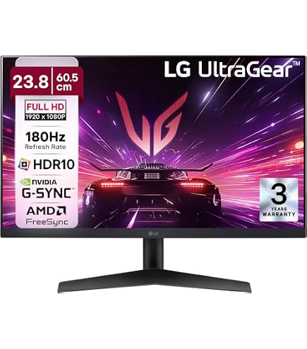 LG Ultragear Gaming 60 cm (24 inch) IPS Full HD - 144Hz, 1ms, G